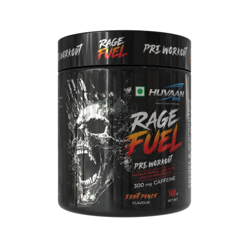 Huvaan Pro Rage Fuel Pre-Workout 300 g - Fruit Punch