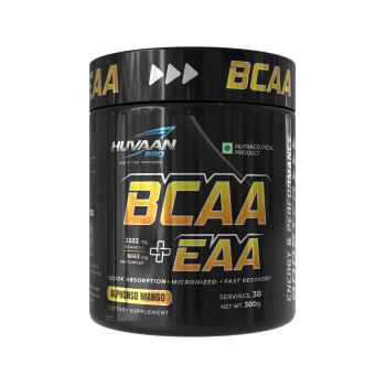 Huvaan Pro BCAA + EAA 300 g - Alphonso Mango